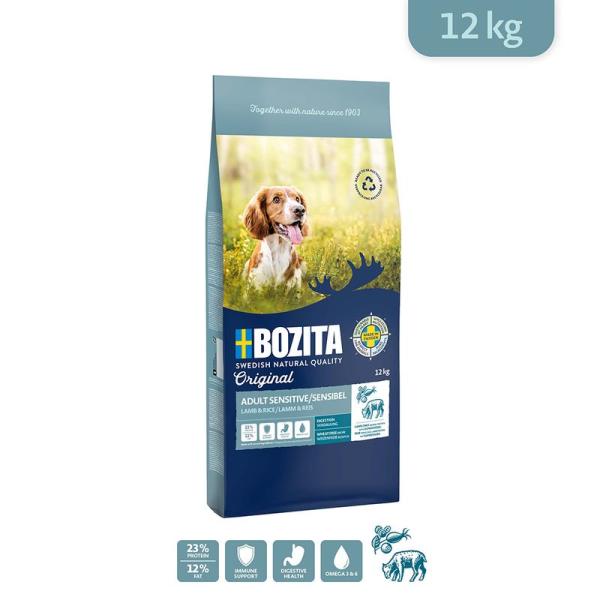 Bozita Original Adult Sensitive Lamm und Reis 12kg